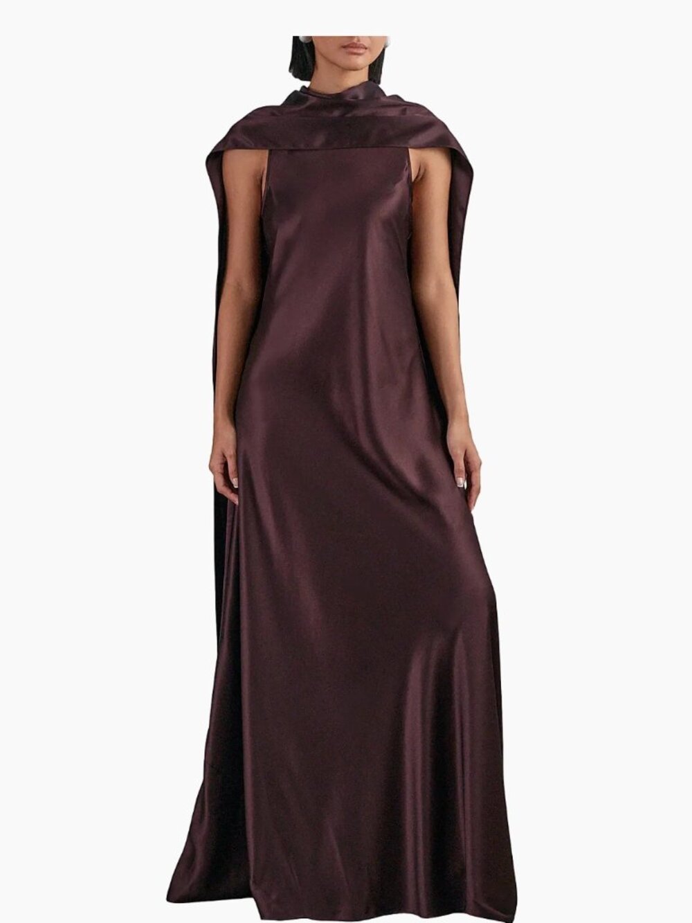 Reiss Fae Satin Sash Detail Gown Size 12 MSRP $595